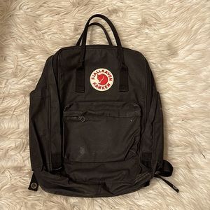 Black classic backpack by Fjallraven